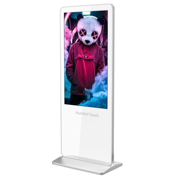 Freestanding 32 Inch Android Advertising Digital Posters With Infrared Touch USB Plug And Play