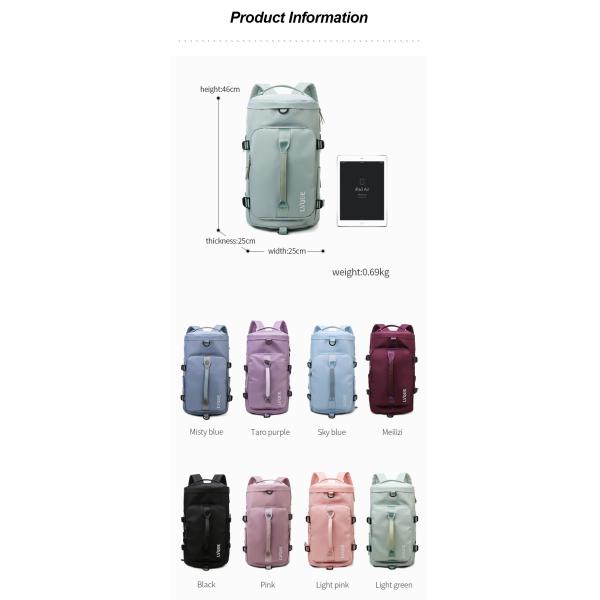 Business Womens Gym Duffel Bags Travel Duffle Bag Shoe Compartment