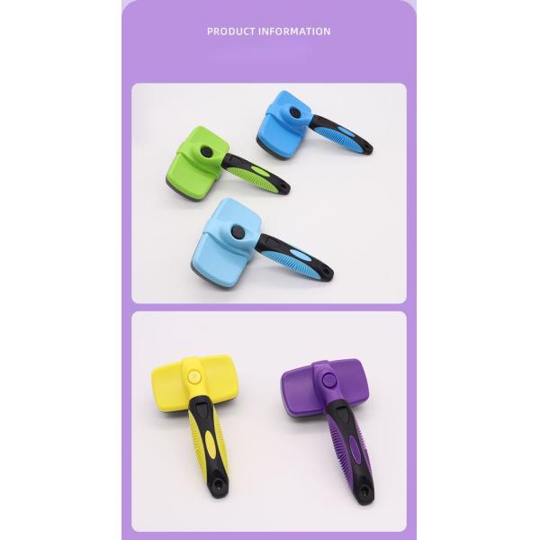 Удаление волос для домашних животных Игла гребка Массаж для собак Гребка для мытья для кошек Уборка и уборка