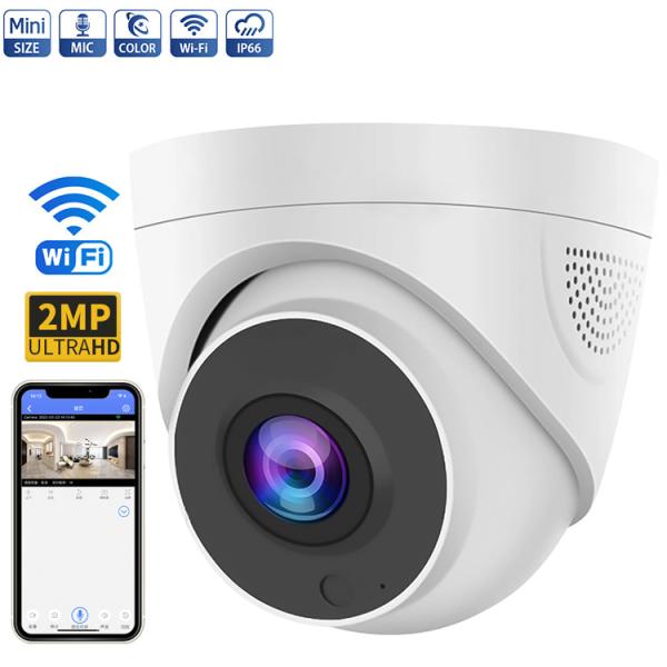 Câmera de 2MP Eyeball Smart Wireless Wifi para a segurança da loja da casa