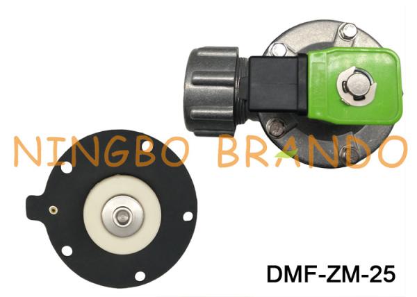 Type de BFEC valve pneumatique en aluminium d'impulsion de collecteur de poussière de pouce de G1 avec l'écrou DMF-ZM-25 de raboteuse
