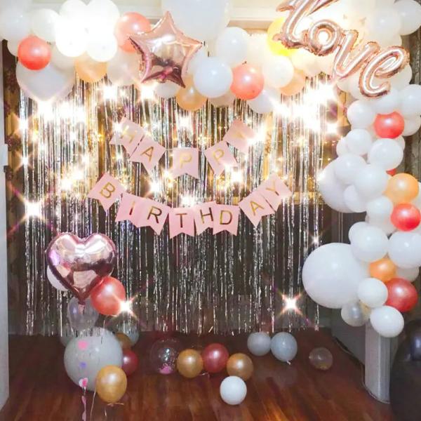 Декоративный зеленый металлический занавес для рождественских / рождественских / вечеринных украшений