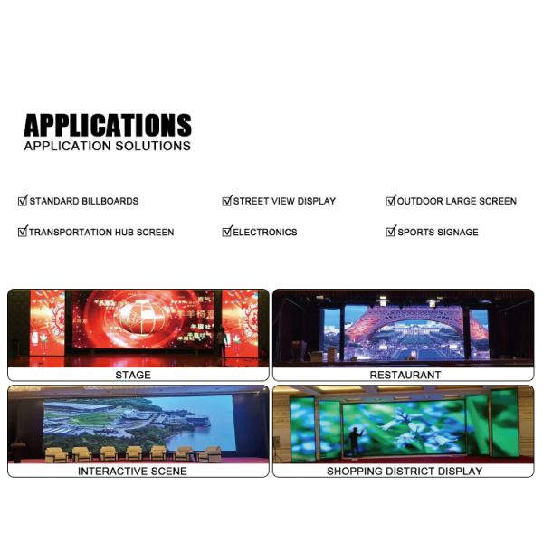 Outdoor Live Performance LED Screen Rental LED Display Waterproof Stage Screen