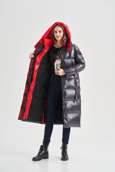 FODARLLOY Wholesale cotton jacket New Arrival Winter Shiny Cotton Hooded  womens jacket and coats