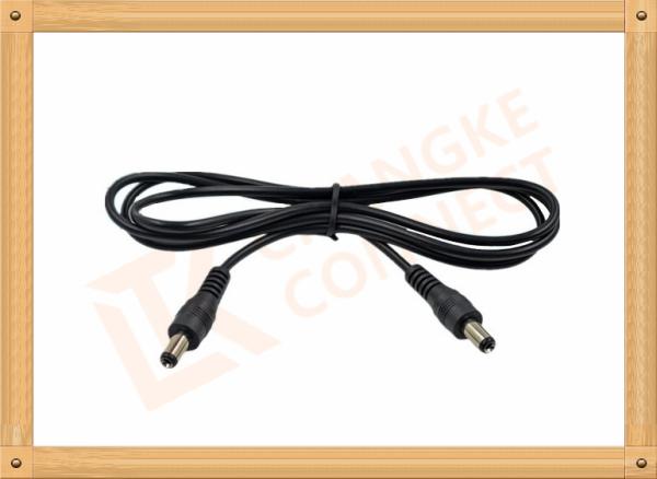 12V DC Male to Male Custom Cable Assembly DC 5.5X2.1 mm Power Cable