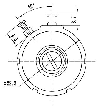 Панельный монтаж Precision Multiturn Wirewound Potentiometer 7286 2w 10k