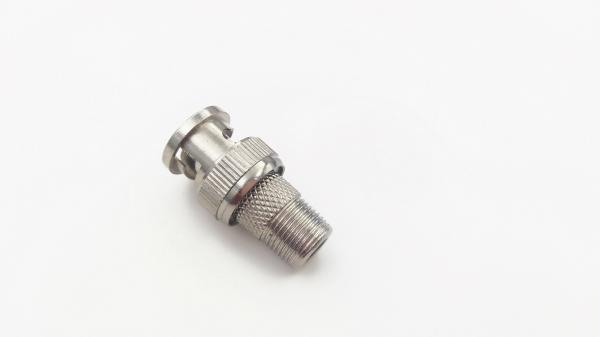 DC 4GHz Straight Coaxial Connector RF BNC 50 Ohm Male Coax Connector Clamp With Cable VSWR 1:1.30