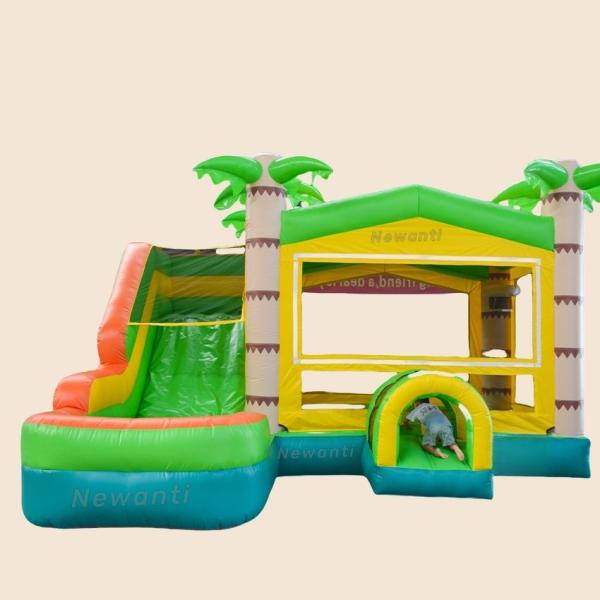 PVC Castle Bouncer Inflatable Bounce House Slide Combo Luxury with Custom Logo Printed