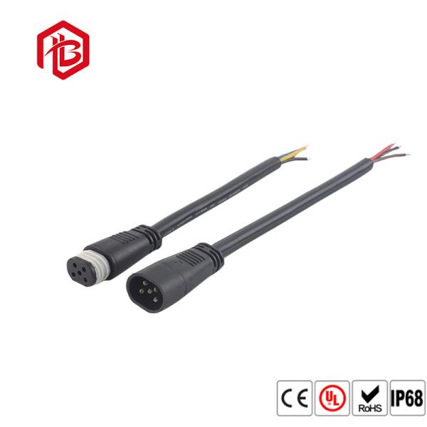 Grande plano 3 4 conector fêmea masculino impermeável de 5 Pin