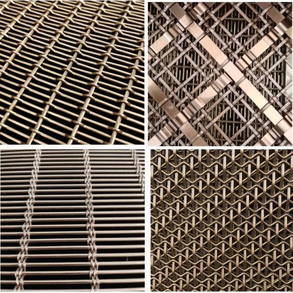 Stainless Steel Crimped Woven Wire Mesh for Architectural Facades