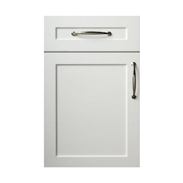 Wood Grain Shaker Kitchen Cabinet Doors 458*688mm With PVC Film Wrapped