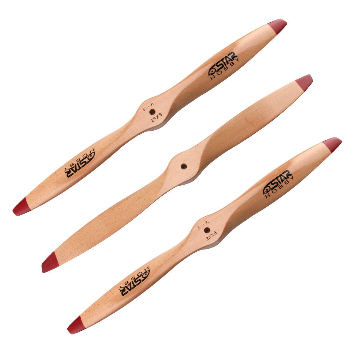 6 Star 2 Blade  Beech Wooden Gas Power Propeller Cw Tractor For Airplane Fm
