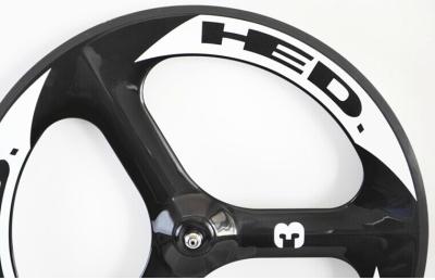 Chinese 700c YOUNGFANBIKE HED-3 tri-spokes carbon clincher wheel for road bike&track bike