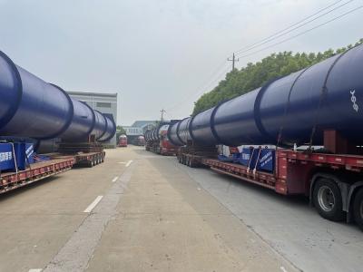 High Temperature Wood Autoclave double Doors For wood Industrial , Φ2.7mX22M