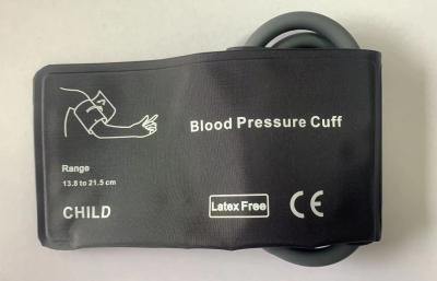 NIBP Neonatal Pediatric Pressure Cuff 13,8-21,5cm Com Tubos Duplos