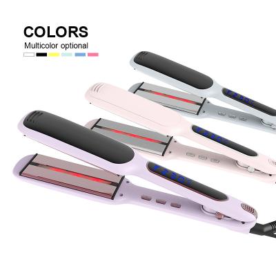 Ferro liso do cabelo infravermelho do salão de beleza 1 polegada para o aquecimento brilhante e de seda do cabelo 60Hz PTC
