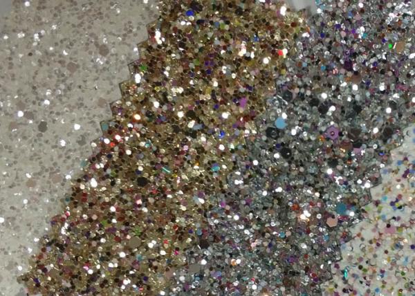 Diamond Chunky Glitter Sparkle Fabric , Decorative Glitter Wall Fabric