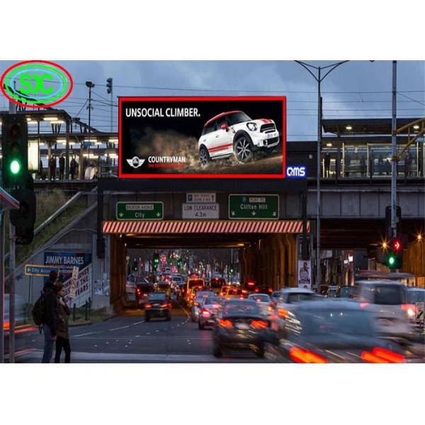 Outdoor Waterproof And Moistureproof Solid/Iron Box HD 250*250mm P4.81 LED Advertising Screen