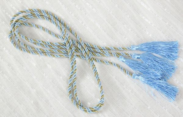 tassel with cord for curtain garments polyester Handmade decoration tassel,9cm polyester rope