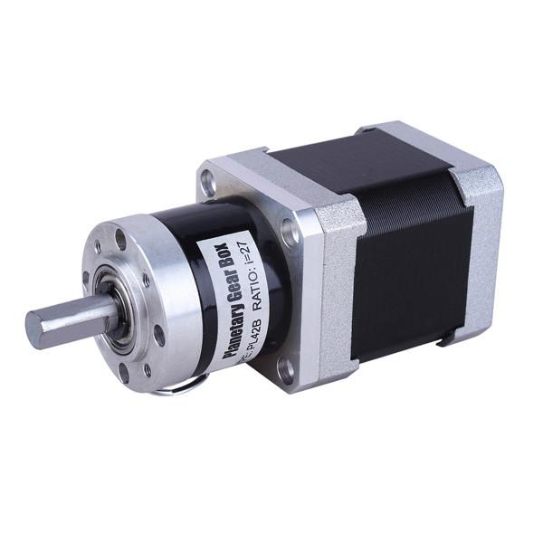 0.32Nm 12Vdc alinhou Nema bipolar 17 do motor deslizante com redutor 1 da engrenagem 5,18