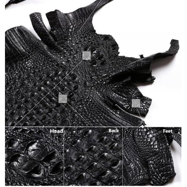 Authentic Crocodile Belly Skin Businessmen Passcode Briefcase Genuine Alligator Leather Male Large Working Totes Handbag