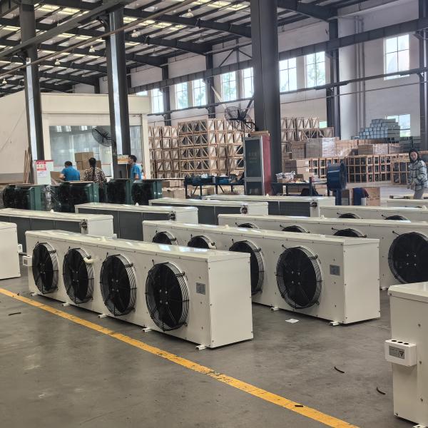 Evaporador industrial de almacenamiento en frío, unidad de evaporador de aire frío para almacenamiento de alimentos