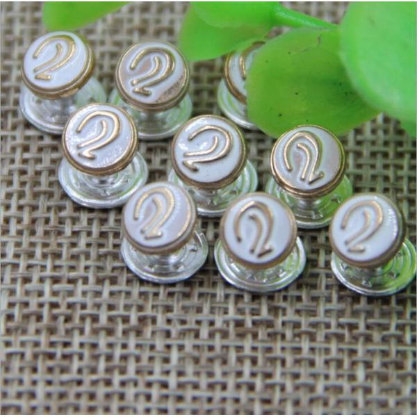 2018 Spring new pink color zinc alloy hardware 7 mm ear pattern bang nail rivets for clothing luggage