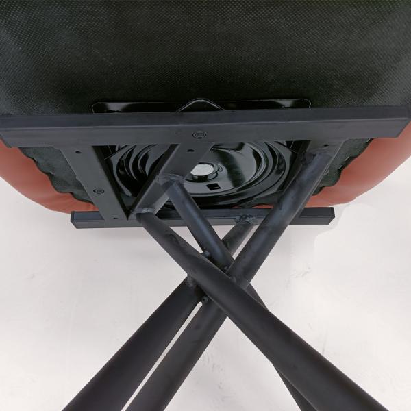 Оптовая продажа 360-градусный кожаный кресло для столовой современный дизайн офисный кресло с черными металлическими ногами