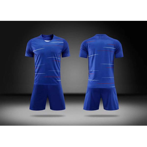 New fashion breathable dri fit sublimation custom design soccer jersey football uniform set