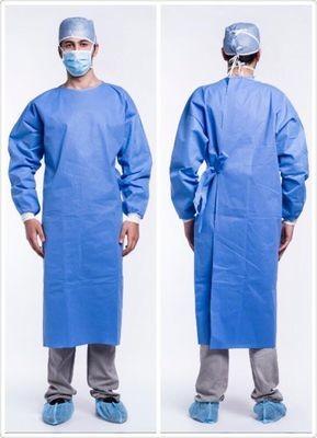 Breathable PP Non Woven XL Disposable Surgical Gown for Medical Workers