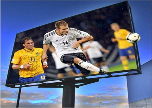 SMD Outdoor Full Color LED Display Screen Excellent  Heat Dissipation Fan - Less