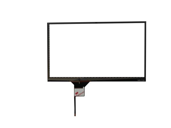 High Resolution Optically Bonded Screen 10.1 Inch Atmel Chip LCD