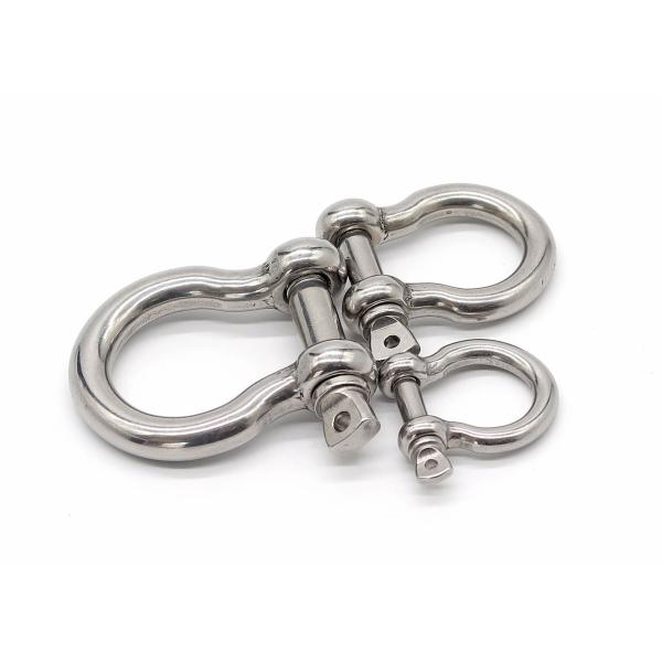 Bolted Stainless Steel Shackle Featuring Safety Factor Typically 5 1 Or 6 1 Strong Component for Secure Load Handling and Industrial