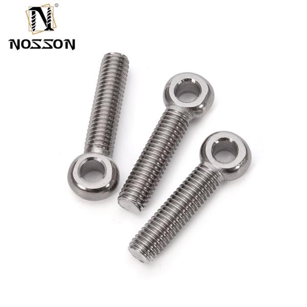 INCH Measurement System Stainless Steel DIN 444 Eye Bolt with Galvanized Finish Corrosion Resistant