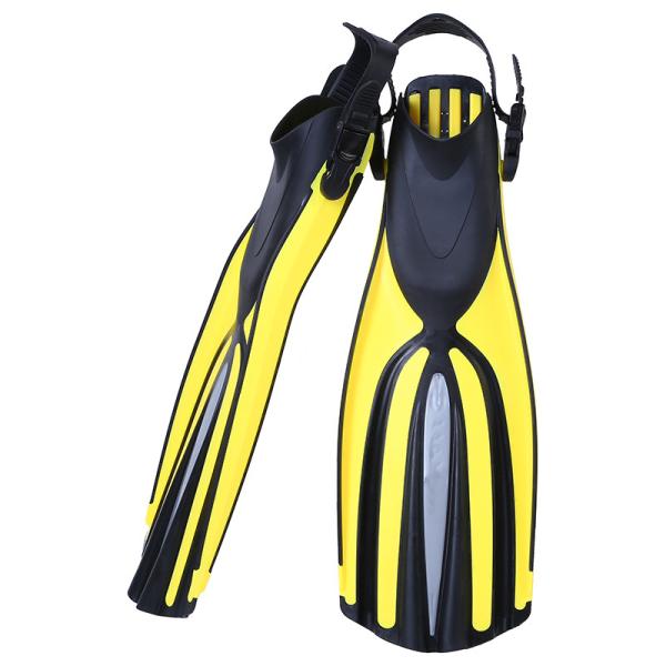 Open Heel Long Blade Scuba Diving Fins Flippers For Freediving Snorkeling