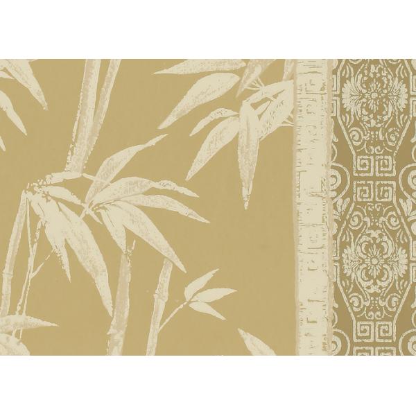Обои живущей комнаты 0.53*10 азиатские воодушевленные/азиатский тематический цвет бежа обоев