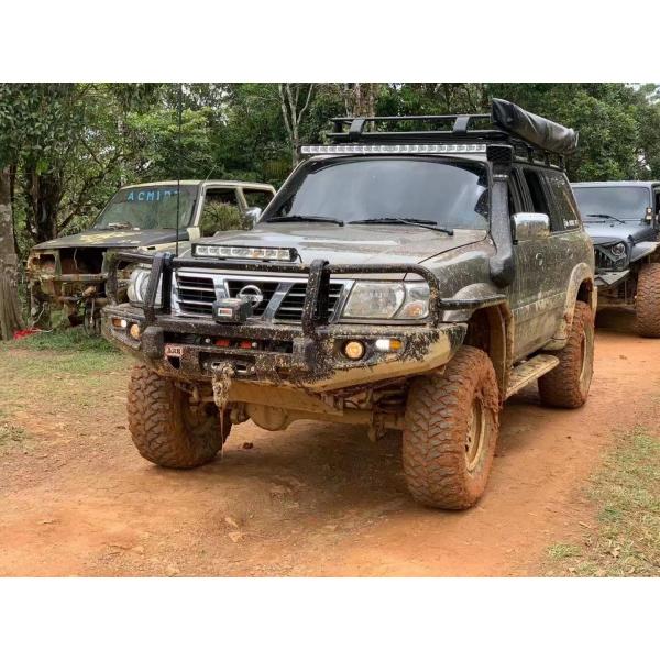 Car Offroad Winch NISSAN Bull Bar 4x4 Bumper For Patrol Y61