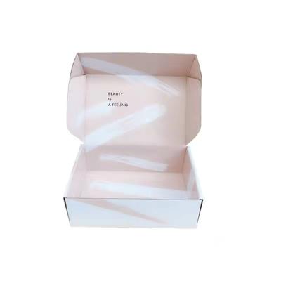 Logotipo personalizado Folded Shoe Box corrugado Envio Embalagem de presente