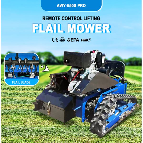Crawler CE EPA Industrial & DIY Grade Gasoline All-Terrain Self Propelled 4-Stroke Remote Control Wheel Mower