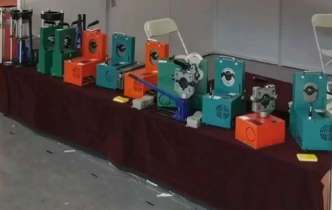 3/4 pulgadas 220V AC Máquina de acoplamiento de manguera hidráulica para el aire acondicionado del coche