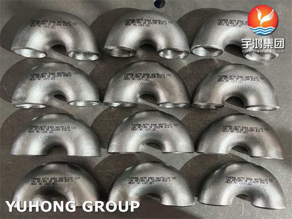 3/4 ASTM B366 C22 180° Return Bend Elbow SR NO6022 Hastelloy