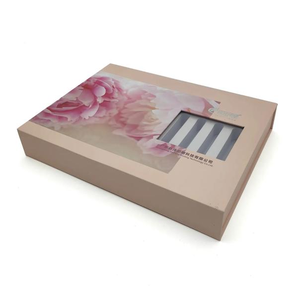 Custom Printed Wholesale Cosmetic Skincare Sets Box Custom Luxury Gift Box Packaging With Window