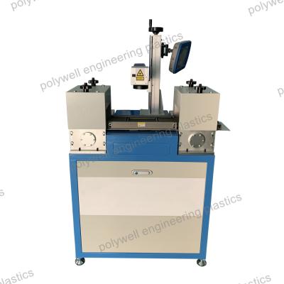 Impressora metálica Machine do código do laser 20watt do cabo do PE