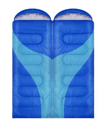 Double Split Four Seasons Camping Sleeping Gear 1500g Lightweight Hiking Sleeping Bag