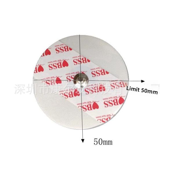 Disposable ECG Electrode Pads 50*50mm for Adults Ozone Disinfecting Monitor Lead Pads Medical Consumables