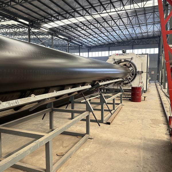 Complete Production Line for HDPE Pre-insulated Pipes, Featuring Dust-Free Cutting