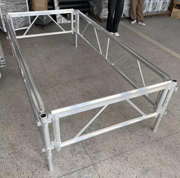 4ft X 8ft Portable Event Stage Platform Aluminum Glass Stage Platform