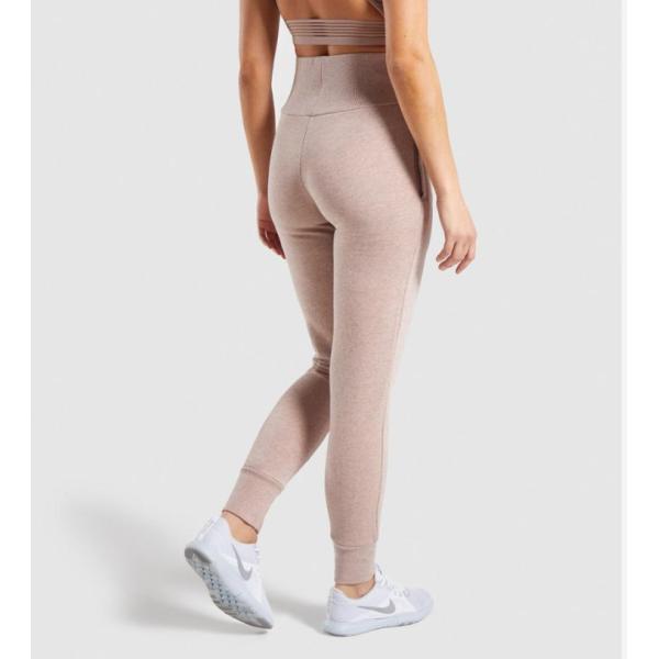 Joggers Sportswear женщин 350gsm высокого фитнеса талии Breathable бежать брюки спорт