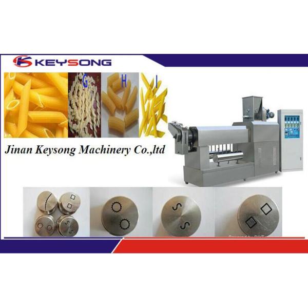Pasta Macaroni Snack Food Production Line , Industrial Food Processing Equipment