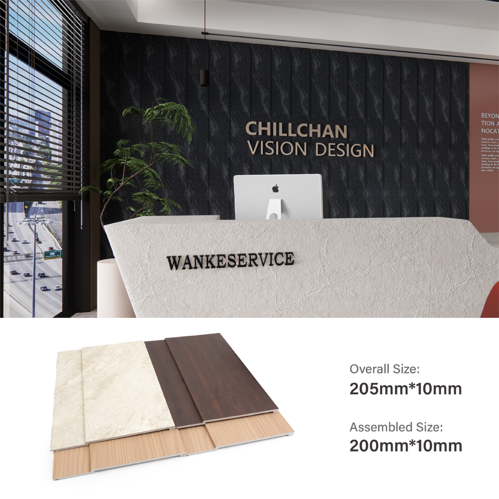 Easy Install Low Maintenance Indoor WPC Wall Panel for Commercial Spaces